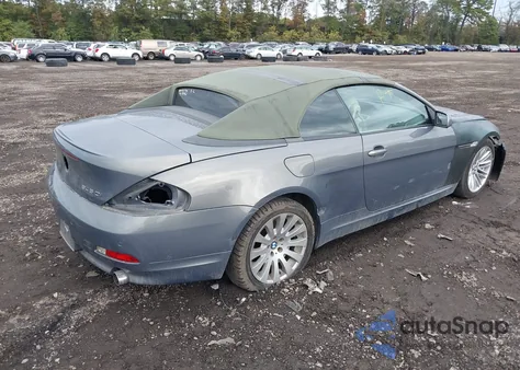 2004 BMW 645Ci z USA, uszkodzony, nr VIN WBAEK73444B320260